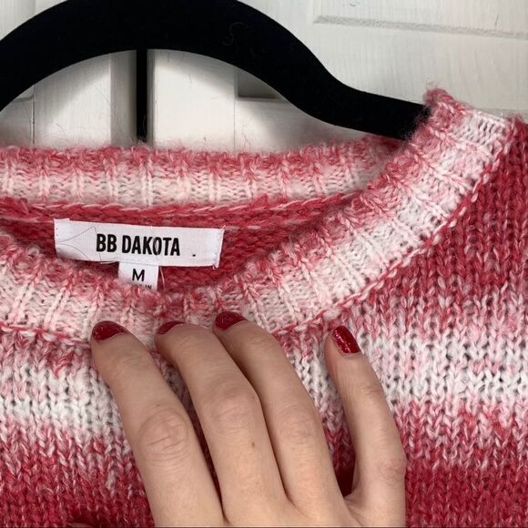 BB Dakota Pink Please Fuchsia Cropped Sweater - Picture 5 of 12